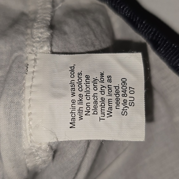 J.Crew Navy Eyelet Floral Lace A-Line Skirt Side Zip Womens Size 4 - Picture 7 of 9